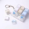9 Keys Mechanical Keyboard Keychain Cute Creative Stress Relief Toy Key Pendant Bag Hanging Decoration For Adults Kids Gift