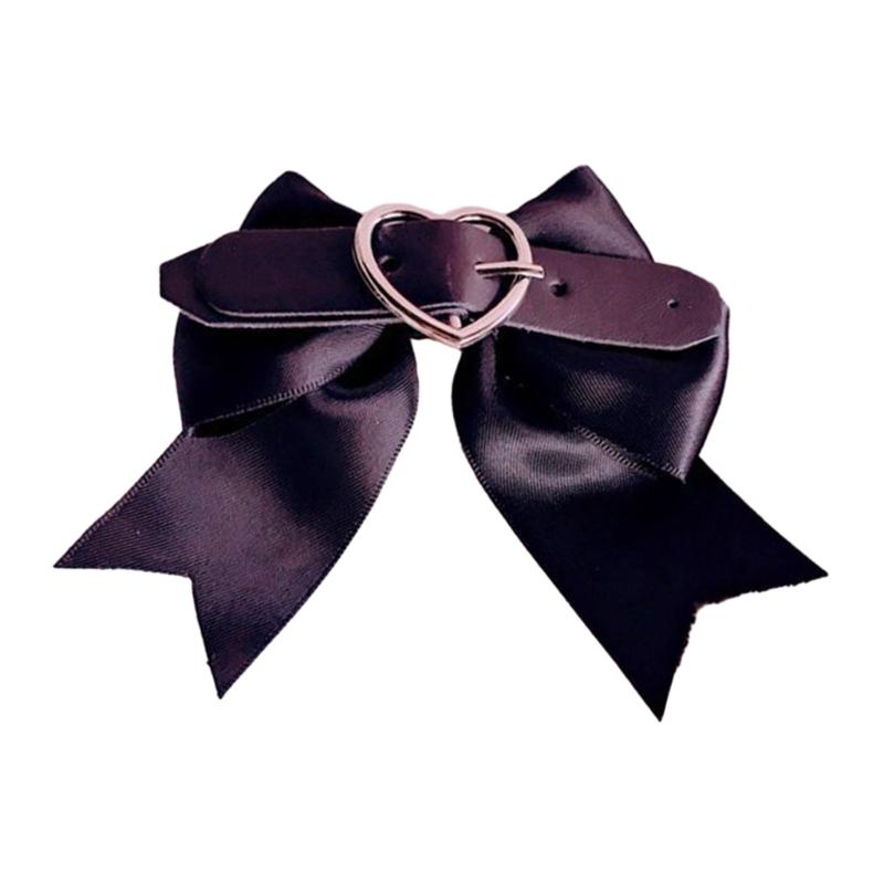 

Gothic Bowknot Hairpin Punk Hair Clip Halloween Harajuku Hairpin for Girl
