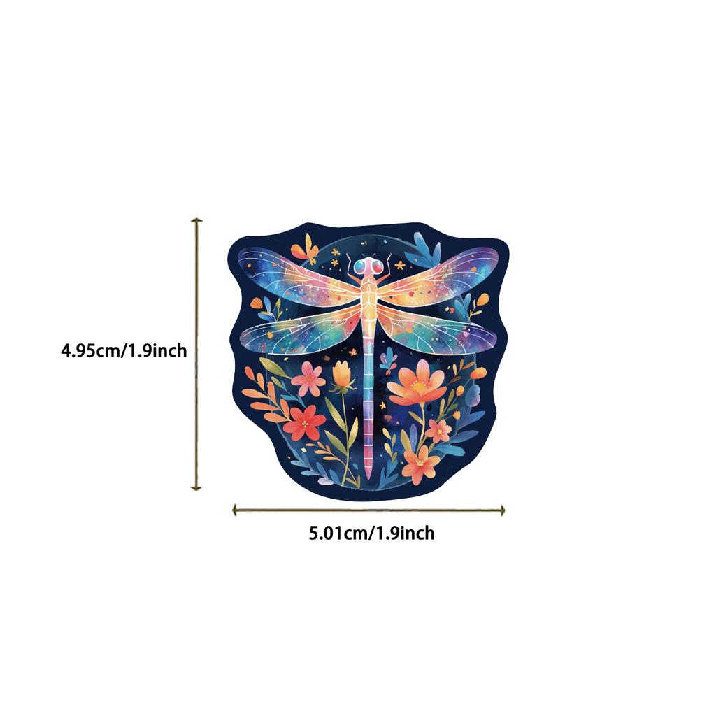 50pcs Animal Halloween Laser Sticker Laptop Decal Fantasy Graffiti Sticker DIY Decoration Mobile Phone Notebook Sticker