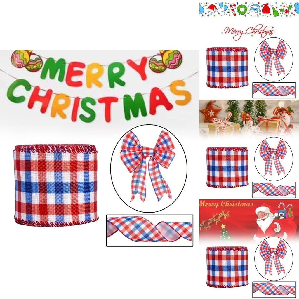 Creative American Flag Red Blue White Ribbon For Independence Day Decorations