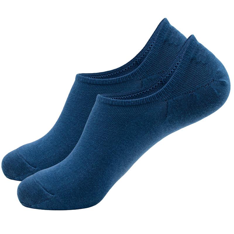 Women's and Men's Black & White Low-Cut Summer Socks - Thin, Anti-Odor, Sweat-Absorbent, Non-Slip Polyester Boat Socks.