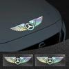 WROIR1 2025 For Benz AMG Car Colorful Laser Angel Wing Windshield Hood Trunk Sticker For Mercedes Benz C180 C200 C260 C300 W108 W124 W1