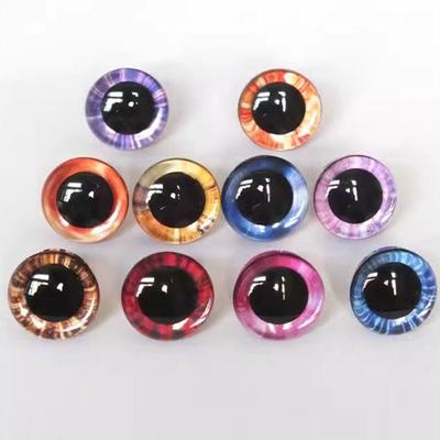 18mm Plastic Safety Eyes 10 Colors Flash Eyes Crafts DIY Dolls Puppet  Doll Accessories
