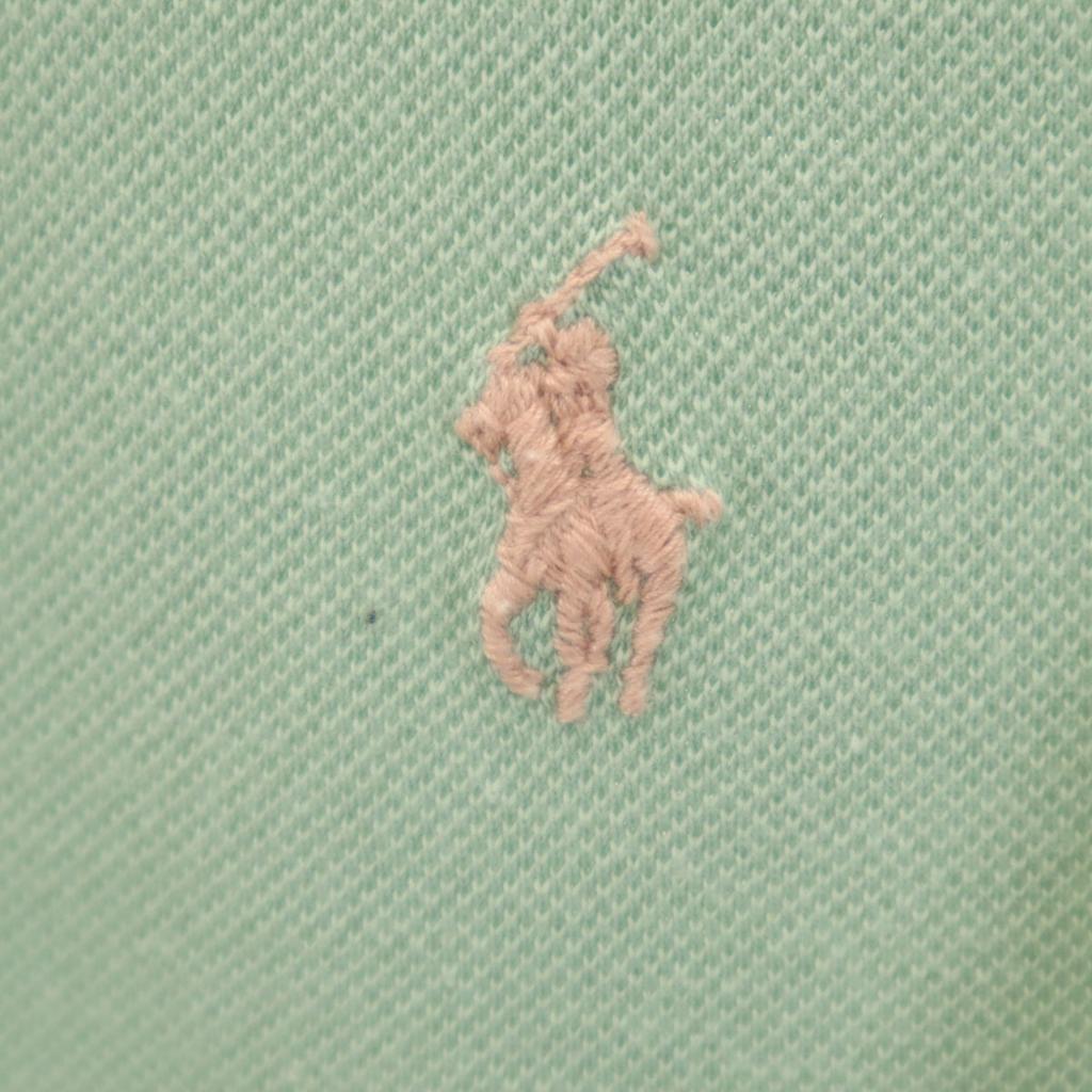 Polo by Ralph Lauren Short Sleeve Polo Shirt M Green System Fawn Men's Used