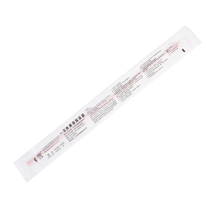Jiangyang Sterile Red Rubber Single-Use Catheter with Urine Collection Bag for Men and Women.