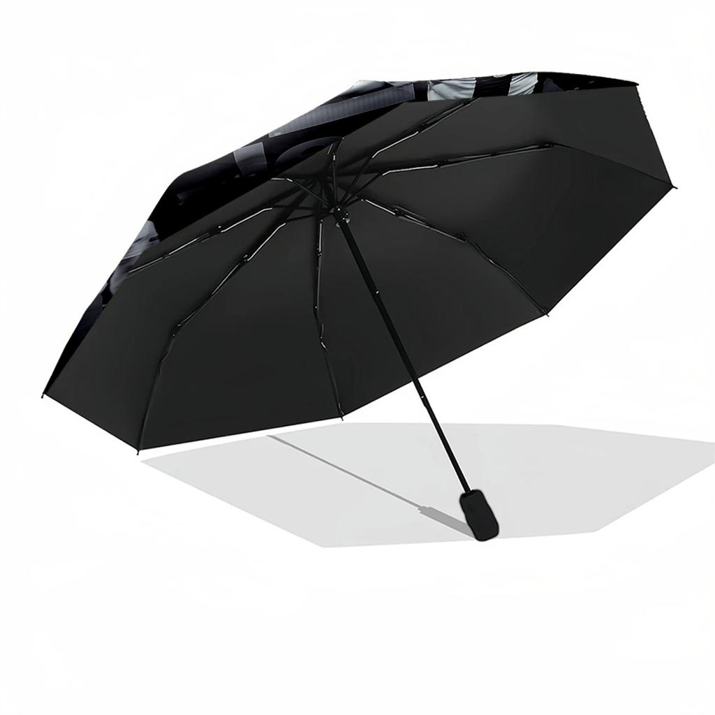 Ronaldo's Juventus Celebration Compact Travel Automatic Umbrella Sturdy 8-Rib Shaft Lightweight for Outdoor Daily Use Stylish Accessory