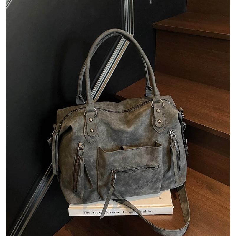 Women's PU Handbag, Fashionable Armpit Bag Large Capacity Crossbody Bag Casual Tote Top Handle Shoulder Bag