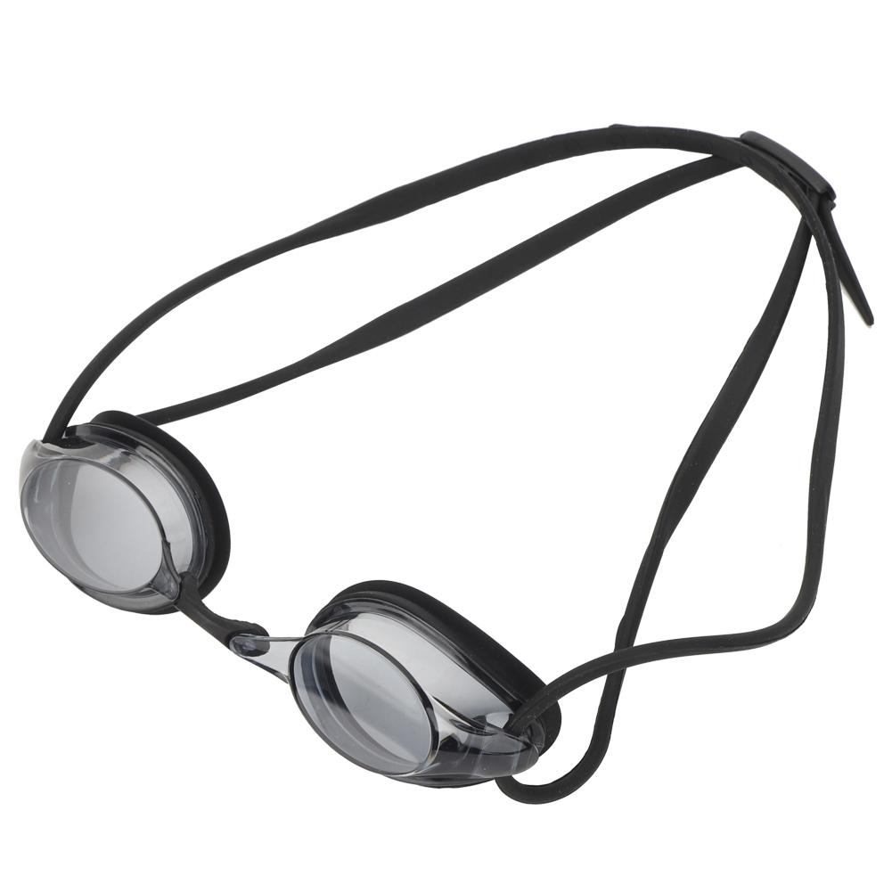 

HD противотуманные гоночные очки для плавания для взрослых, защита для глаз с двойной повязкой на голову(YG07 черный )