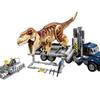 Série Hraček Dinosauři Tyrannosaurus Transporter 75933 Stavebnice Sestavený Chlapec Dětský Hračka Model Dárek