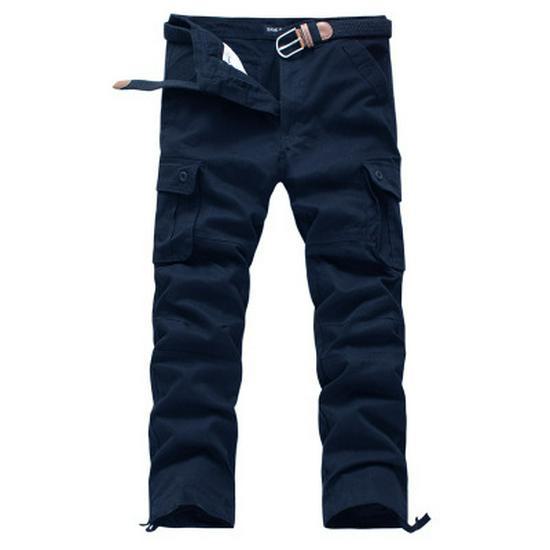 Men's Loose-Fit Multi-Pocket Work & Skateboard Pants - Wear-Resistant, Plus Size Casual Trousers