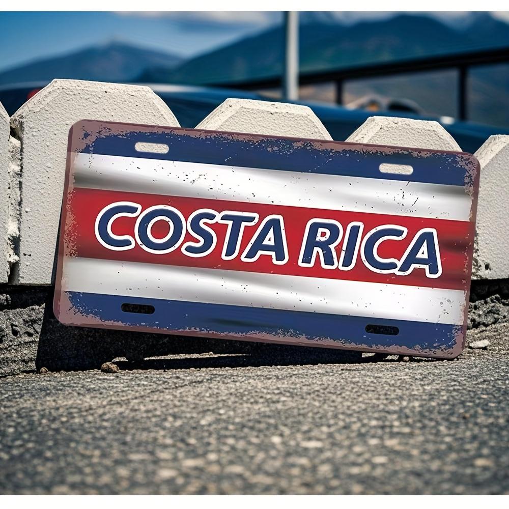 

Costa Rica Retro Country Themed Aluminum Metal Sign Classic Style Wall Decor for Home Bar Office Man Cave Indoor Outdoor Art Orn 15x30cm(5.9x7.8inch)