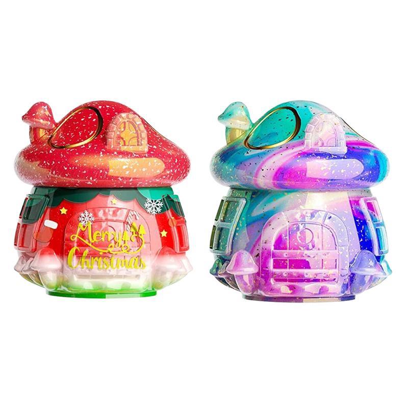 DIY Mushroom Jar Molds Sets for Resin Casting Household Three Dimensional Decoration Mushroom Storage Box