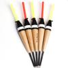 FTK 5PCS Paulownia Wood Fishing Float 2g 3g 4g  Floating Vertical Buoy Carp Fishing Accessories 14cm-15cm