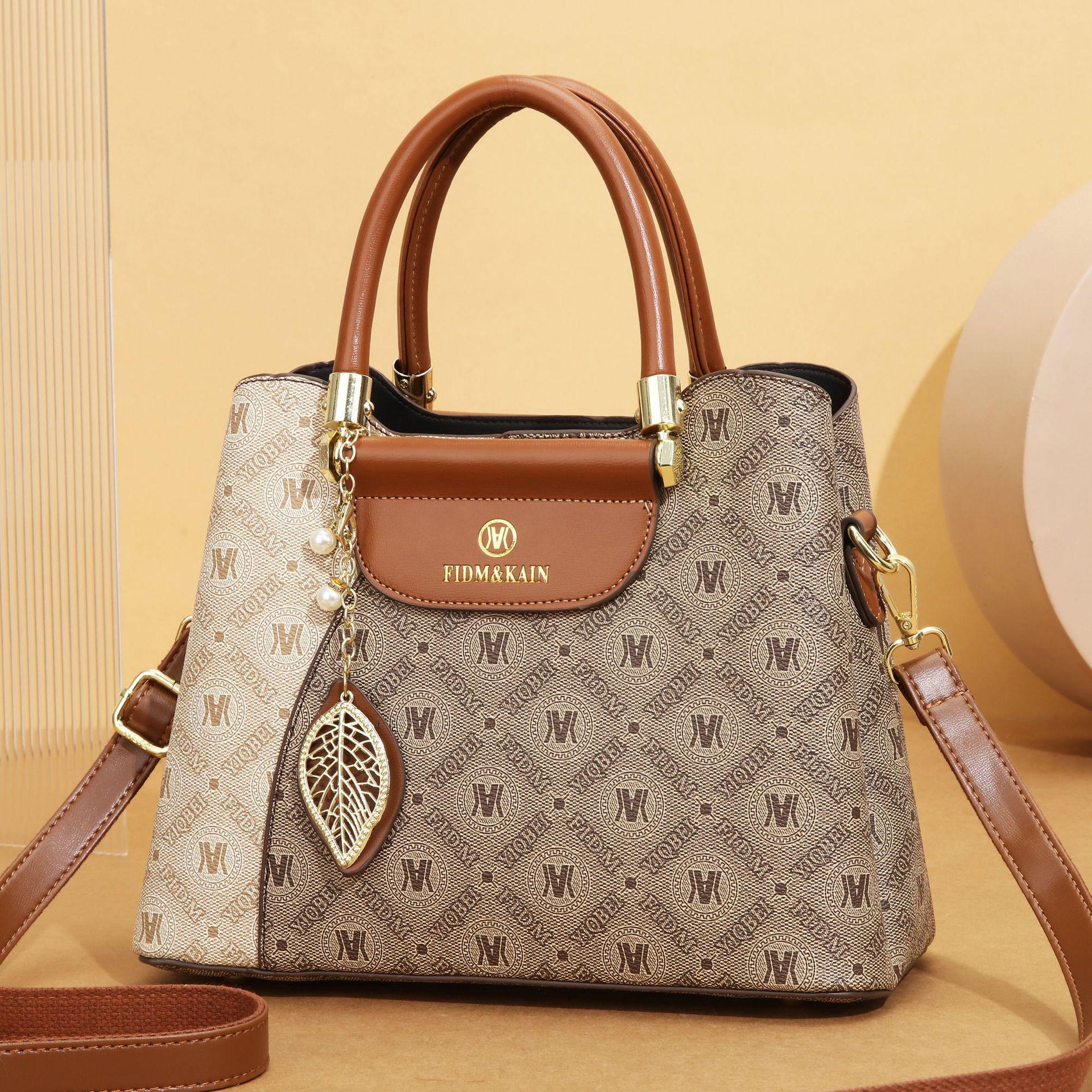 

Women s bag new 2025 shoulder crossbody women s bag portable high-end flower large-capacity tote bag women