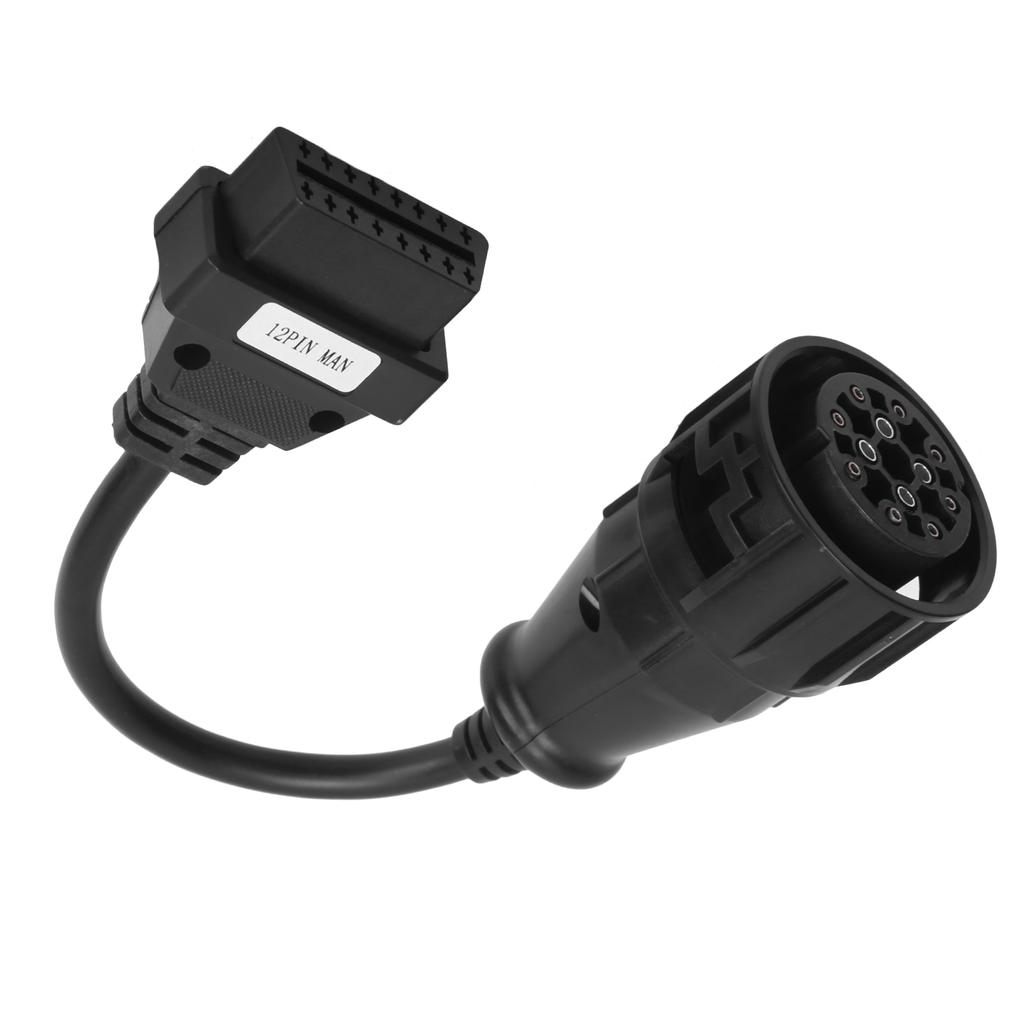 OBD2 adaptér 12pin MAN na 16pin nákladní vozidlo diagnostický prodlužovací kabel náhrada za DELPHI