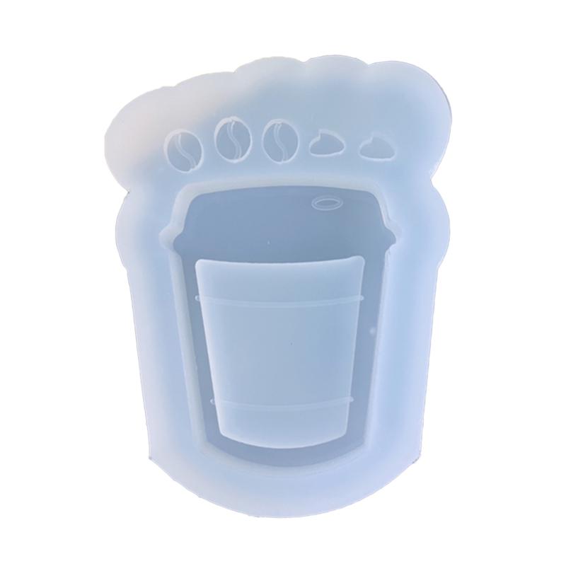 Quicksand Silicone Molds Coffee Milk Teas Ice Cream Silicone Molds For Resin Jewelry Making Shaker Molds For Epoxy Resin