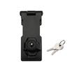 Home Security Zinc Alloy Burglarproof Punch-free Keyed Hasp Lock Door Lock Cabinet Drawer