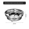 Portable Stainless Steel Alcohol Stove With Temperature Control Camping Stove Picnic Cooking Durable Structure