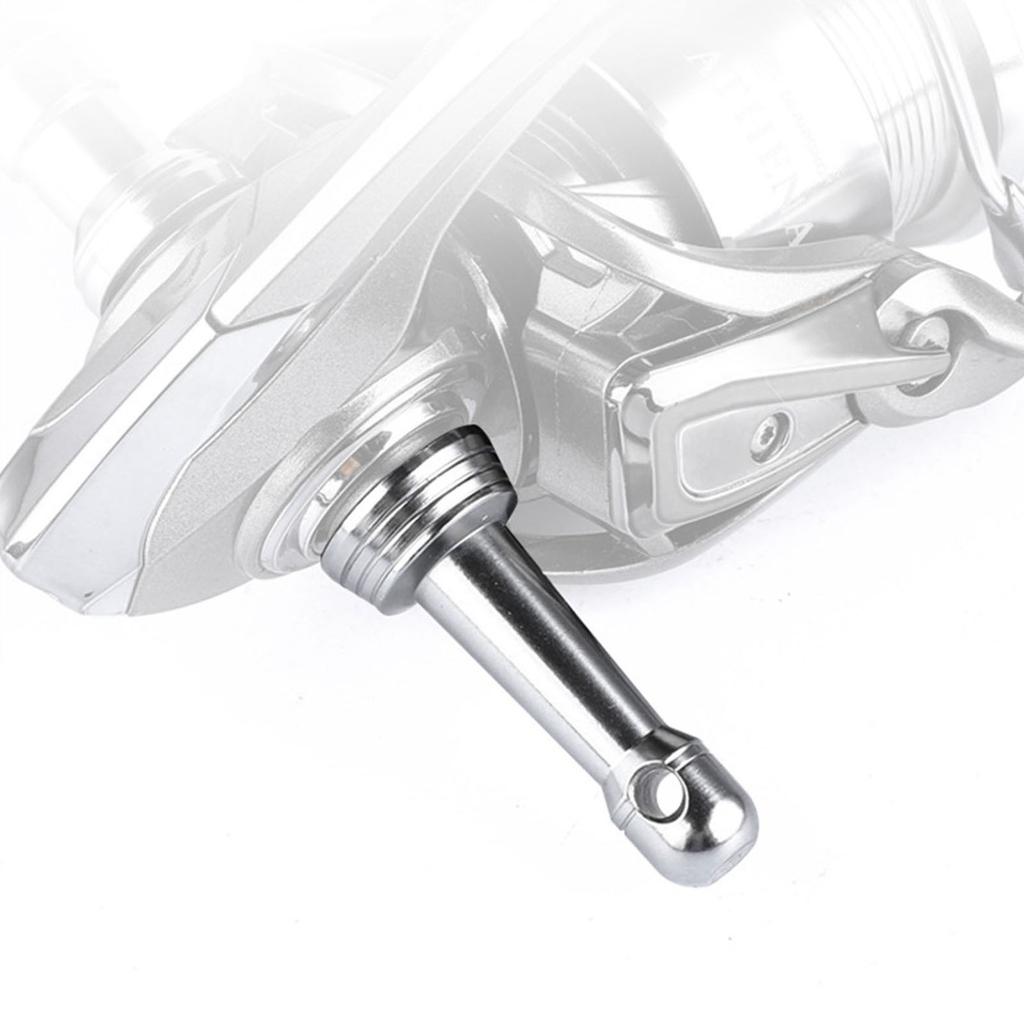 Insertion in/Screw In Reel Stand Fishing Wheel Balance Rod Aluminum Fishing Reel Balancer with Waterproof Rubber Rings