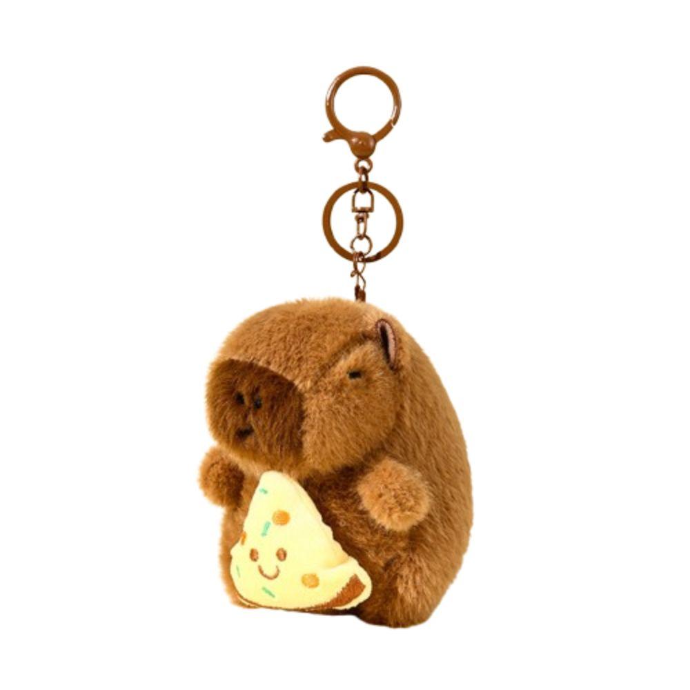 Bag Hanging Capybara Key Pendant Stuffed Animals Plush Toy Doll  School Bag Pendant