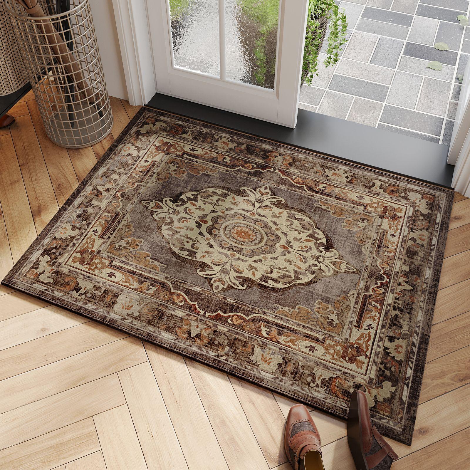 

Коврик для входной двери с легкой роскошью и высоким чувством грязеотталкивающего свойства, не требующий мытья, коврик для входной двери, коврик для дома 80x120cm