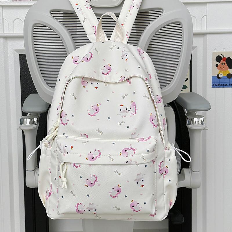 Schoolbag schoolbag female college student backpack 1011 new Korean version large capacity casual versatile cute junior high school backpack female