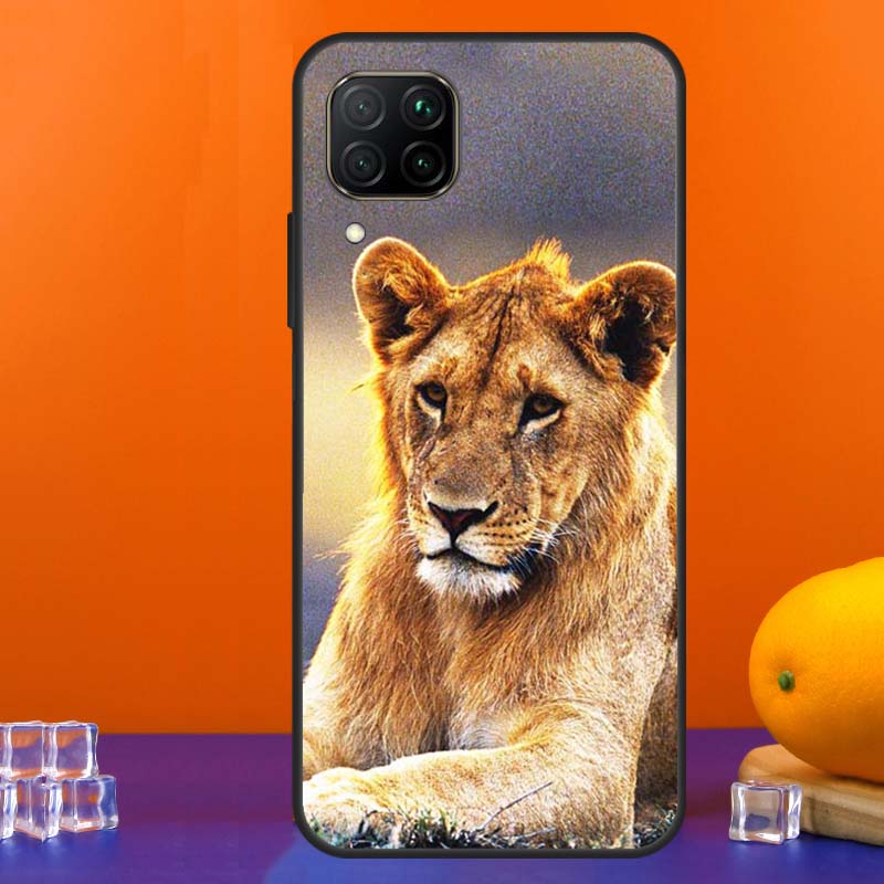 African Lion Big Cat For Huawei Nova 9 10 SE 5T 12i 12s 11i Y91 Y90 Y60 Y70 Y72 Y61 P60 Pro P20 P40 P30 Lite Case