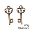 Hollow Clover Key Charm Lucky Pendant Tool Charms For Bracelet Necklace Jewelry Making Supplies For DIY