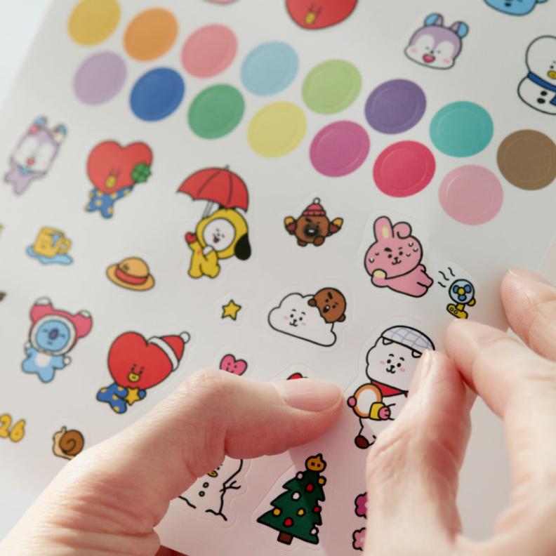 BT21 2026 Desk Calendar