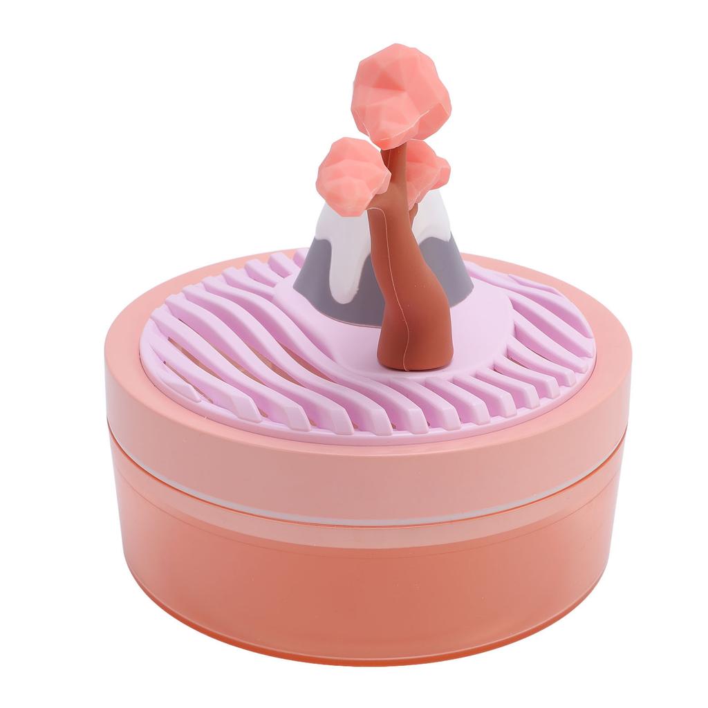 Mini Desk Humidifier with Cherry Tree Landscape Decoration Colorful Light 320ml Capacity Cool Mist U