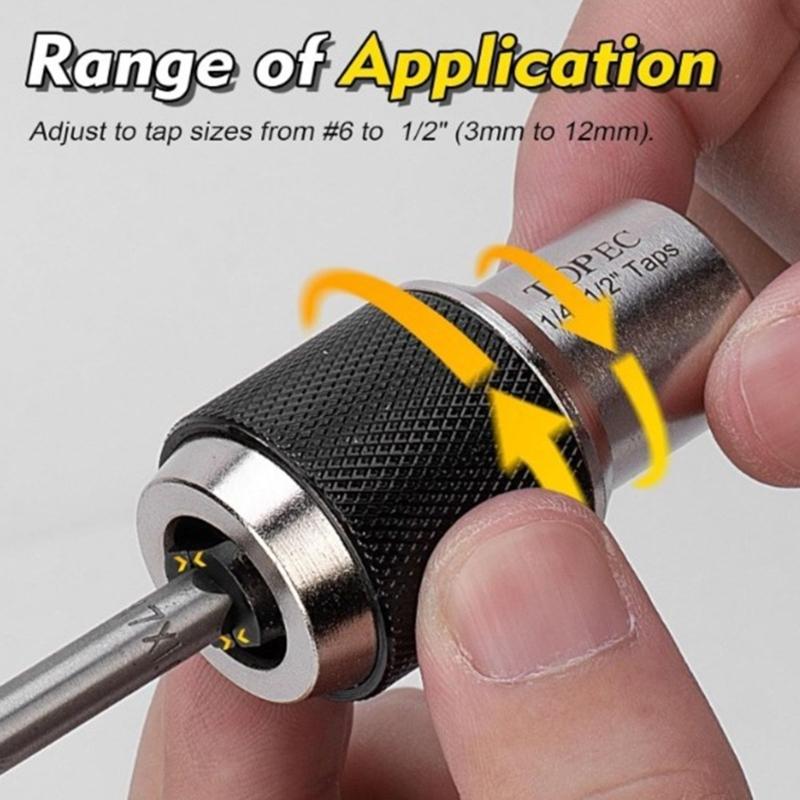 Tap Extractor Set with Adjustable Jaw Socket Fit for Efficient Screw & Bolt Removal Screw Extraction and Thread Refining