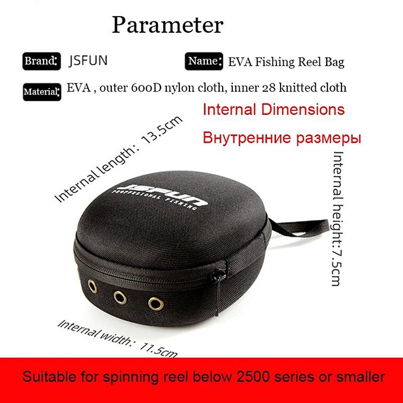 Geantă Portabilă în Formă de Picătură din EVA pentru Mulinete de Pescuit, Husă Protectoare, Acoperire pentru Mulinete Tambur/Spinning/Raft, Geantă Plic pentru Pescuit