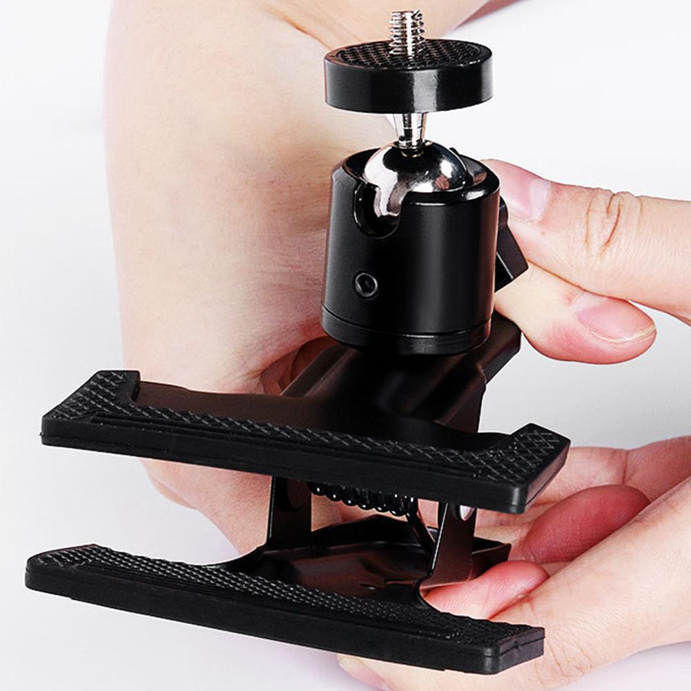 Guitar Head Clip Adjustable Angle Mobile Phone Holder Stand Multifunctional Guitar Head Phone Holder for Home Music Recording