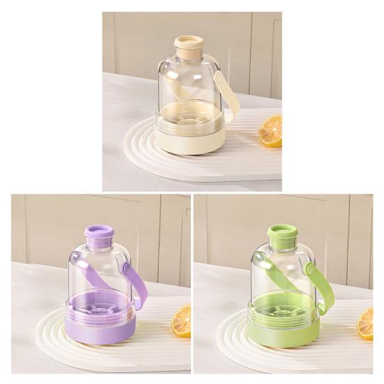 Eiswürfelform aus Silikon für Flaschen mit praktischem, herausnehmbarem Design, 380 ml, flexibel, mehrschichtig stapelbar, ideal für unterwegs