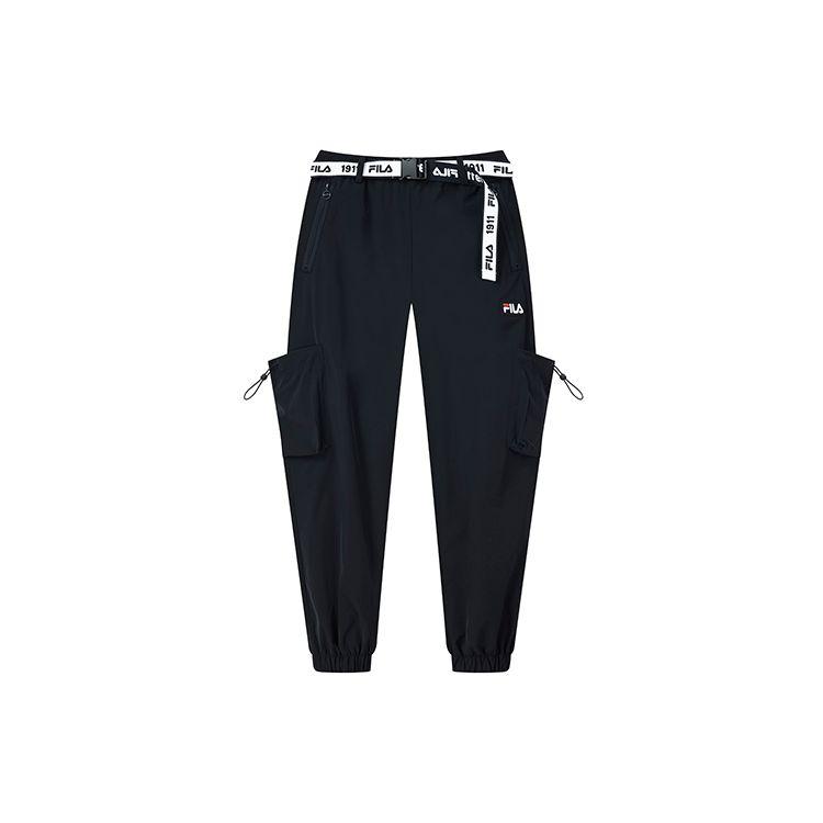 

FILA Sports Casual Woven Breathable Long Pants Women bottoms Legendary-Blue F11W138848F-NV L