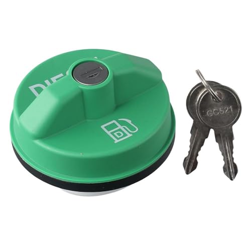 10591D Verriegelbarer Kraftstoffgasdeckel, 9MGC791 MGC791 31778D Grüner Kraftstofftankdeckel Auto Gutachter Teile Deckel Ersatz für Chevy, Silverado, Dodge Ram 3500, G