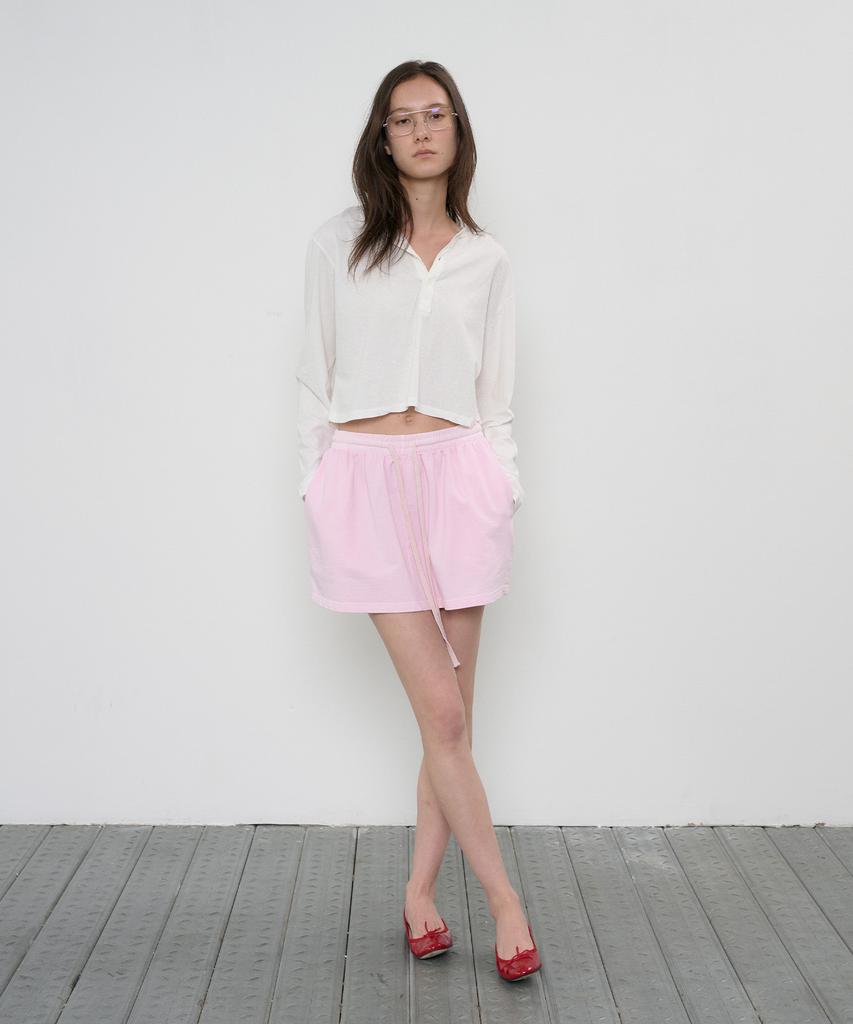 Jeonggamseutyudio Dying Washing Mini Skirt_3 Color