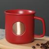 Shangqi Copper Badge Ceramic Coffee Mug