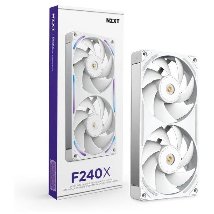 PC Fan - NZXT - F240X Single Frame Core (RF-U24PN-W1) - Ø 240 Mm