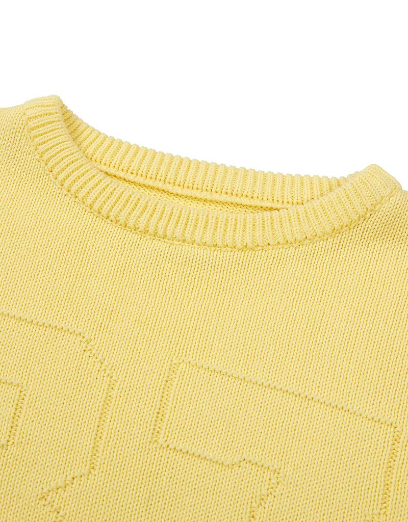 MMLG [Mmlg] Tone Washing Knit (Yellow)