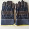 1 Pair Labor Protection Cowhide Welding Gloves Thickened Welder Gloves Leather  Work Gloves  Outdoor
