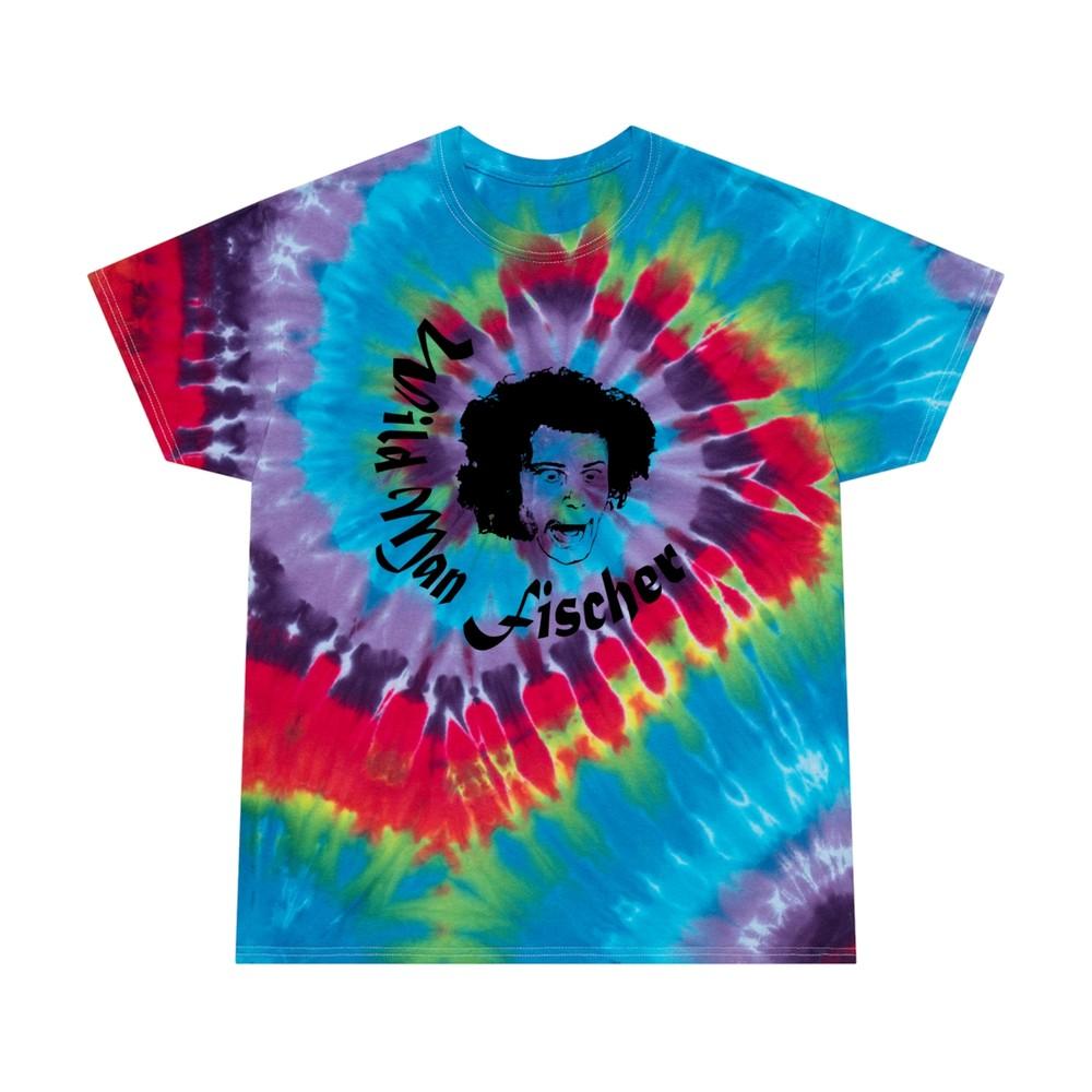 

wild man fischer black stencil tie dye tshirt S