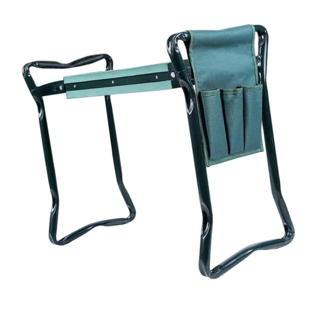 Garden Kneeler and Seat with Soft Kneeling Pad Portable Sturdy Foldable Stool for Planting