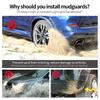 For Nissan Rogue X-Trail T33     2024 2025 Front Rear Car Splash Guard Mud Flap Fender