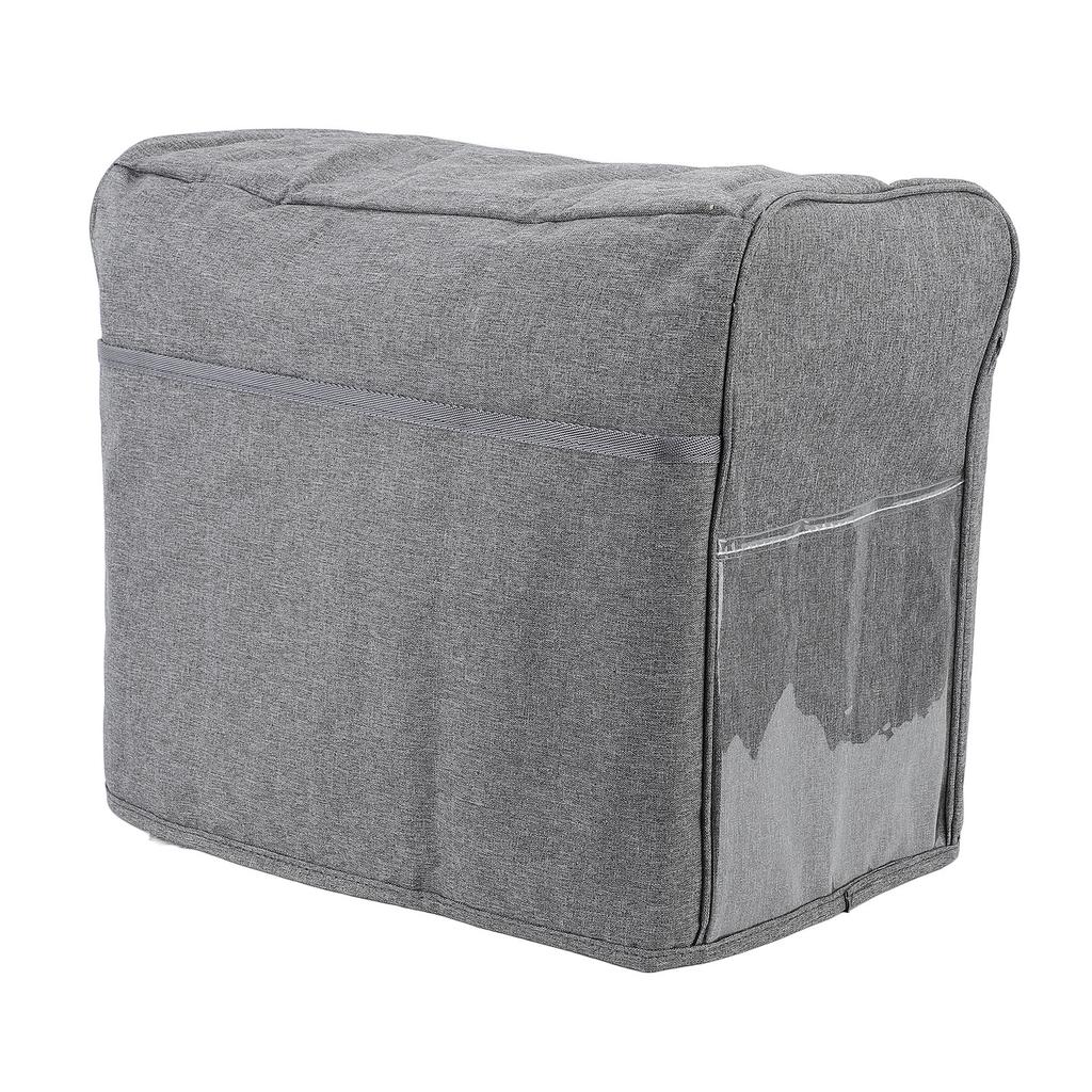 Sewing Machine Dust Cover 3 Layer Foldable Polyester Sewing Machine Protective Cover for Most