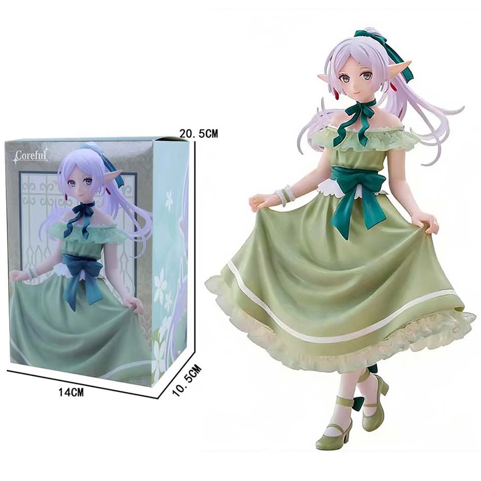 14cm Frieren poza końcem podróży Figurka Anime Stopper do makaronu Figurka akcji Frieren Kolekcja figurek Luminasta Frieren Model