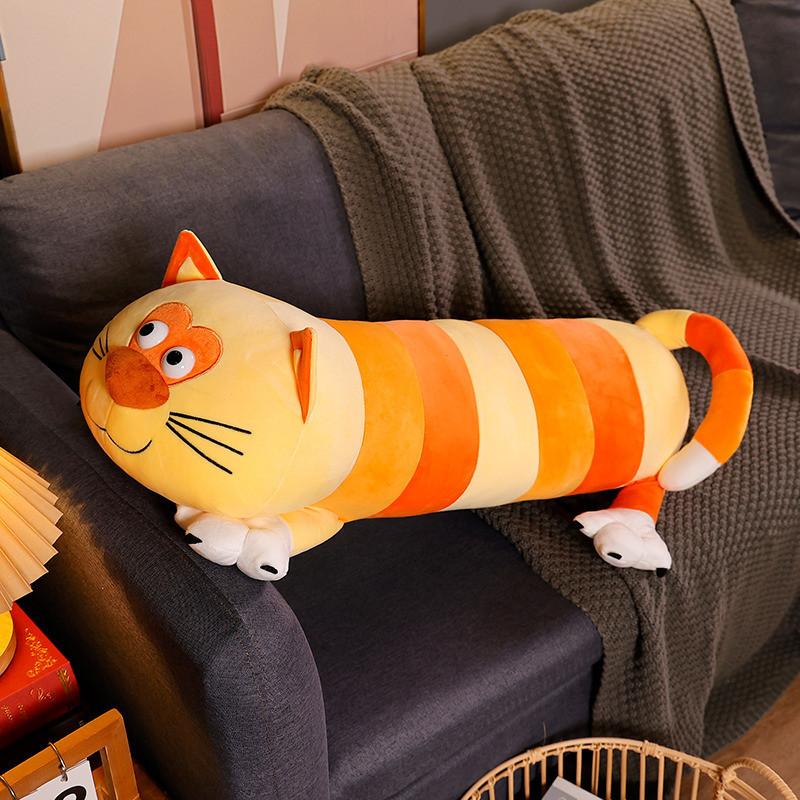 Bigfoot Cat Plush Toy Long Doll Pillow Sleeping Leg Clamp Artifact Side Sleeping Boy and Girl Gift