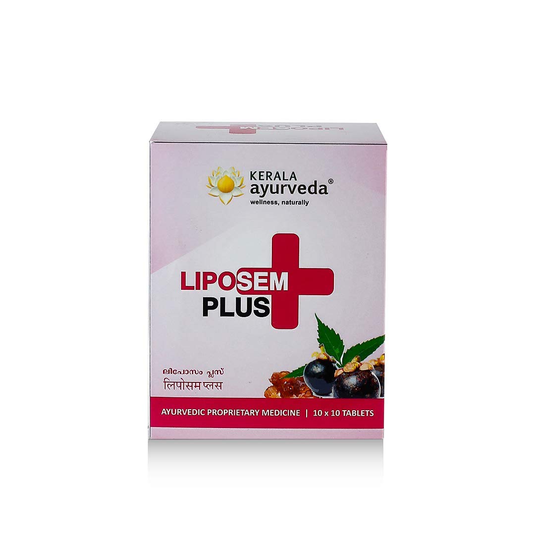 

Таблетки Kerala Ayurveda Liposem Plus 100 шт. | Аюрведична трав яна добавка для здорового контролю холестерину