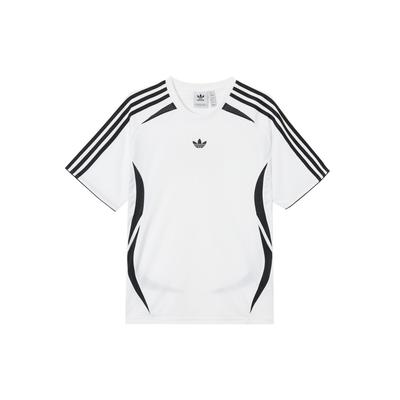 adidas Adicolor Teamgeist T-Shirt Weiß/Schwarz Herren Streetwear JP1113