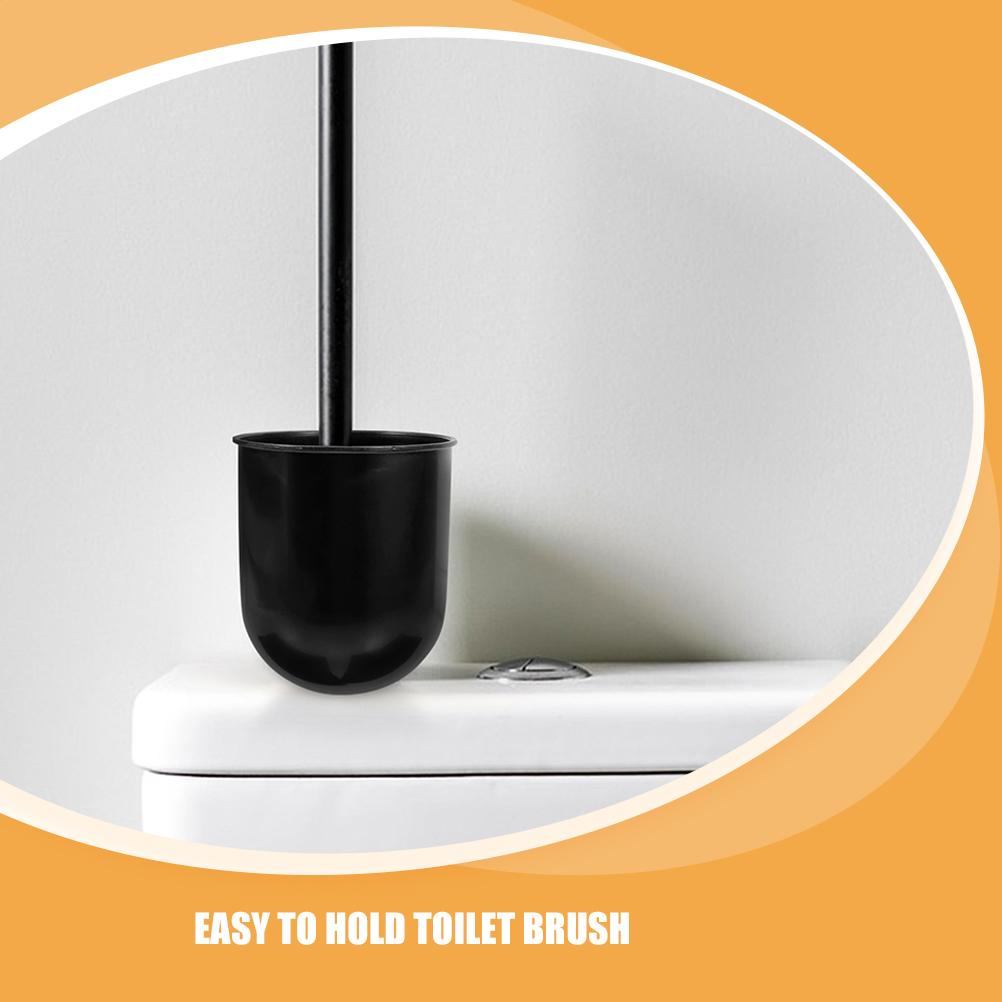 2 Pezzi Portaspazzolino da WC Contenitore Tazza Scrubber Plastica Accessorio Bagno Casa Scaffale Portaspazzole Contenitore Tazza Spazzolino da WC